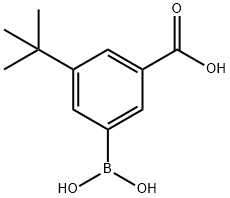 3-Borono-5-t-butylbenzoic acid Structure