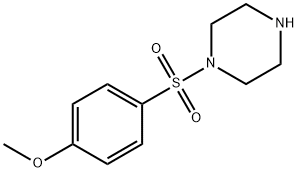 1-(4-METHOXY-BENZENESULFONYL)-PIPERAZINE Struktur