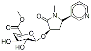 trans-3'-Hydroxycotinine-O-(4-deoxy-4,5-didehydro)--D-glucuronide, Methyl Ester Structure