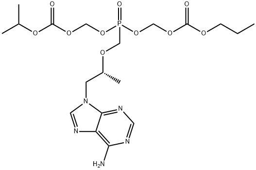 NPOC-POC替诺福韦(非对映体的混合物),1217542-13-6,结构式
