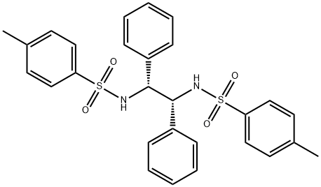 (1R,2R)-N,N′-ジ-P-トルエンスルホニル-1,2-ジフェニル-1,2-エチレンジアミン 化学構造式