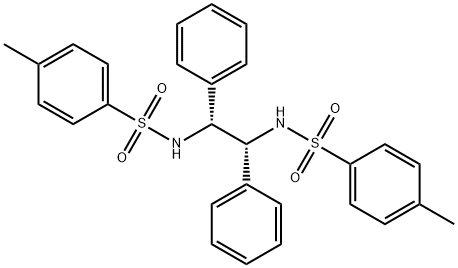 (1R,2R)-N,N'-DI-P-TOLUENESULFONYL-1,2-DIPHENYL-1,2-ETHYLENEDIAMINE Structure