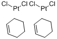 Dichlorobis[chloro(cyclohexene)platinum(II) Struktur