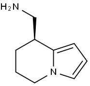 8-IndolizineMethanaMine, 5,6,7,8-tetrahydro-, (8S)- Struktur