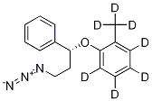 (R)-3-Azido-1-phenyl-1-(2-methylphenoxy-d7)propane Structure