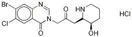 ハロフギノン塩酸塩 化学構造式