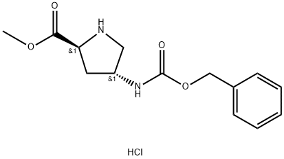 (2S,4R)-4-CBZ-aMino Pyrrolidine-2-carboxylic acid Methylester-HCl|(2S,4R)-REL-4-(((苄氧基)羰基)氨基)吡咯烷-2-羧酸甲酯盐酸盐
