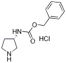 (S)-吡咯烷-3-基-氨基甲酸苄酯盐酸盐, 1217631-74-7, 结构式