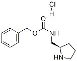 (R)-苄基(吡咯烷-2-基甲基)氨基甲酸酯盐酸盐, 1217652-74-8, 结构式