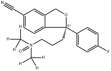 (S)-Citalopram-d6 N-Oxide Struktur
