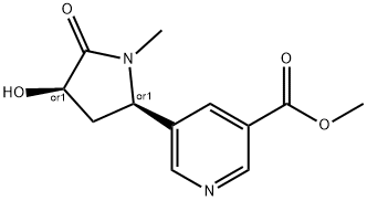 rac cis-3'-Hydroxy Cotinine-3-carboxylic Acid Methyl Ester
 Structure