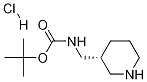 R-3-N-BOC-AMINOMETHYL PIPERIDINE-HCl Structure