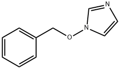 1-ベンジルオキシ-1H-イミダゾール 化学構造式