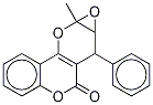rac-2-Methyl-2,3-epoxy-4-phenyl-4H-pyrano[3,2-c]benzopyran-5-one Structure