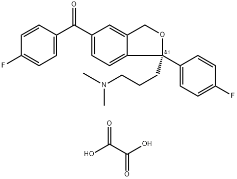 (S)-Citalopram Fluorophenylmethanone Oxalate Impurity Struktur