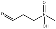Phosphinic acid, methyl(3-oxopropyl)- (9CI) Struktur