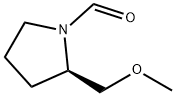 (R)-(+)-2-(METHOXYMETHYL)-1-PYRROLIDINECARBOXALDEHYDE Struktur