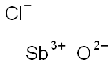 antimony chloride oxide  Struktur
