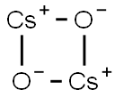Cesium hydroxide 化学構造式