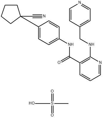 Apatinib Mesylate Structure