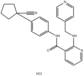 YN968D1 Hydrochloride Struktur
