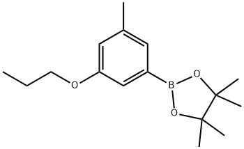 3-Methyl-5-propoxyphenylboronic acid, pinacol ester Structure