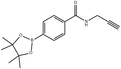 4-(炔丙基胺羰基)苯硼酸频哪醇酯, 1218790-49-8, 结构式