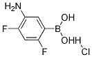 5-アミノ-2,4-ジフルオロフェニルボロン酸塩酸塩 化学構造式