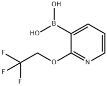 2-(2,2,2-Trifluoroethoxy)pyridine-3-boronic acid Structure