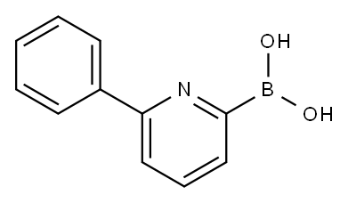 6-Phenylpyridine-2-boronic acid Structure
