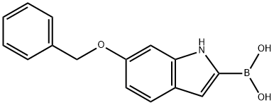 6-Benzyloxy-1h-indole-2-boronic acid Structure