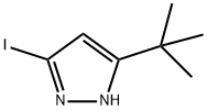 3-tert-Butyl-5-iodo-1H-pyrazole Struktur