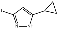 5-Cyclopropyl-3-iodo-1H-pyrazole Struktur