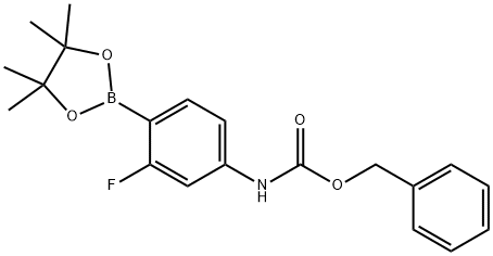 4-(Benzyloxycarbonylamino)-2-fluorophenylboronic acid, pinacol ester