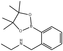 2-(Ethylaminomethyl)phenylboronic acid,pinacol ester|2-(ETHYLAMINOMETHYL)PHENYLBORONIC ACID, PINACOL ESTER