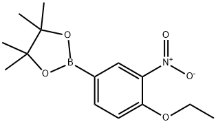2-(4-Ethoxy-3-nitrophenyl)-4,4,5,5-tetramethyl-1,3,2-dioxaborolane Structure
