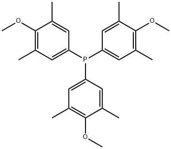 トリス(4-メトキシ-3,5-ジメチルフェニル)ホスフィン 化学構造式
