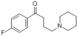 1-(4-フルオロフェニル)-4-ピペリジノ-1-ブタノン 化学構造式
