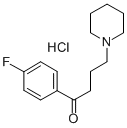 1-(4-フルオロフェニル)-4-ピペリジノ-1-ブタノン・塩酸塩 化学構造式