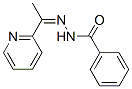 安息香酸N'-[1-(2-ピリジニル)エチリデン]ヒドラジド 化学構造式