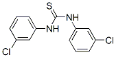 N,N'-Bis(3-chlorophenyl)thiourea Structure