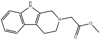 (1,3,4,9-TETRAHYDRO-B-CARBOLIN-2-YL)-ACETIC ACID METHYL ESTER
 化学構造式