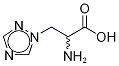 rac 3-(1,2,4-Triazol-1-yl)-L-alanine-15N,d2 Structure