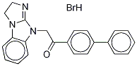 1-[1,1'-Biphenyl]-4-yl-2-(2,3-dihydro-9H-iMidazo[1,2-a]benziMidazol-9-yl)-ethanone HydrobroMide Structure