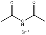 STRONTIUM 2,4-PENTANEDIONATE Struktur