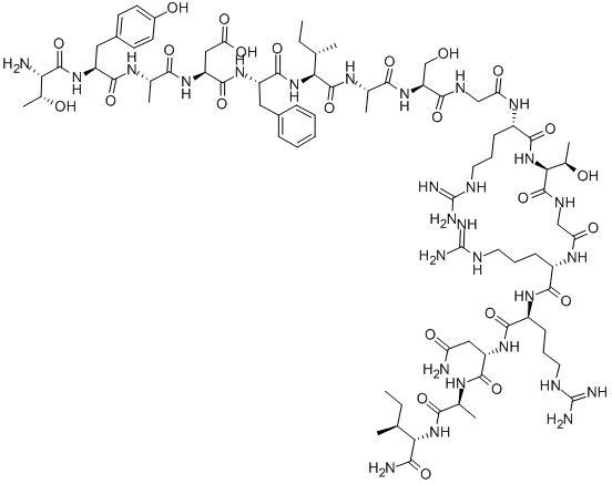 PKA Inhibitor Fragment (6-22) amide Struktur