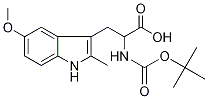 Boc-5-methoxy-2-methyl-DL-tryptophan Struktur