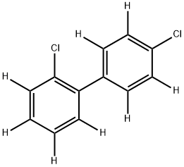 2,4′‐ジクロロビフェニル‐D8 化学構造式