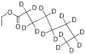 オクタン酸エチル‐D15 化学構造式