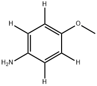 4-Methoxyaniline--d4, 1219798-55-6, 结构式